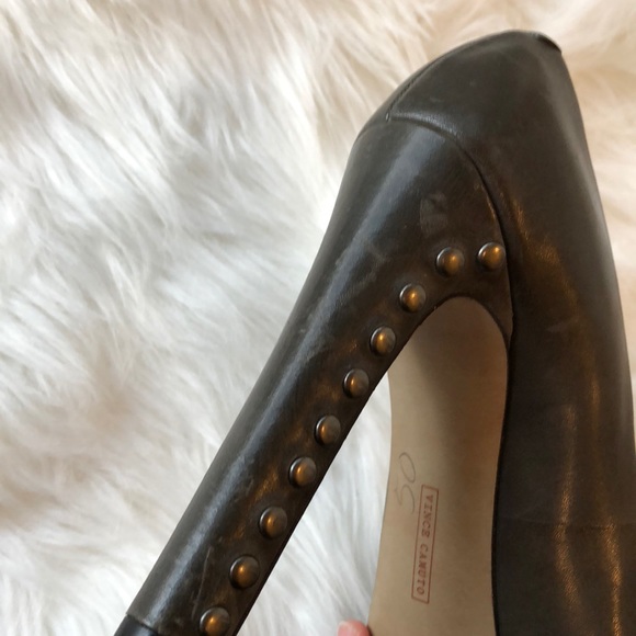 NWOT Vince Camuto Studded Green Platform Heels - Picture 6 of 7